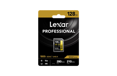 Lexar 1800x UHS-II SDXC 128GB Gold