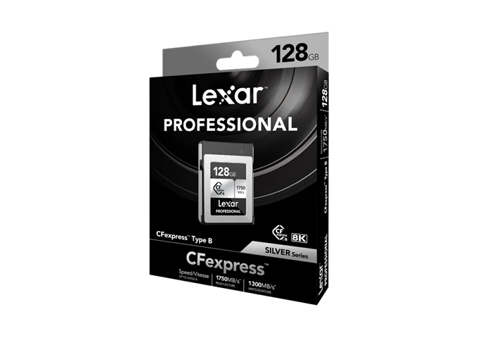 Lexar 1750MB/s CFexpress B 128GB Silver