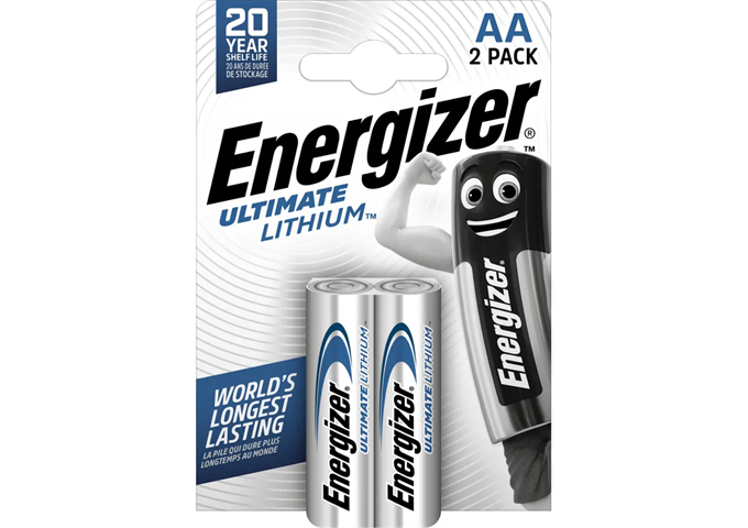 Energizer AA/L91 Ultimate Lithium 2-Pack