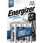 Energizer AA/L91 Ultimate Lithium 4-Pack Energizer AA/L91 Ultimate Lithium 4-Pack