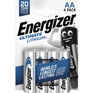 Energizer AA/L91 Ultimate Lithium 4-Pack