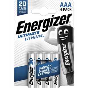 Energizer AAA/L92 Ultimate Lithium 4-Pack 639171