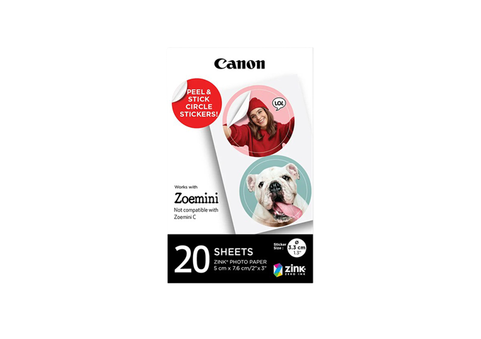 Canon ZP-2030-2C-20 Circle Sticker 20 Blatt