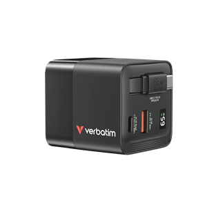 Verbatim 65W GaN 2 Port Charger