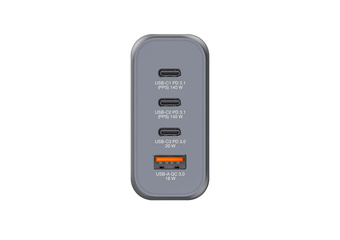 Verbatim 140W GaN 4 Port Charger