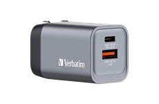 Verbatim 35W GaN 2 Port Charger (schwarz)