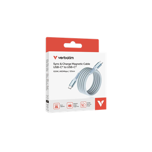 Verbatim 100W Magnetic Cable USB-C Blue