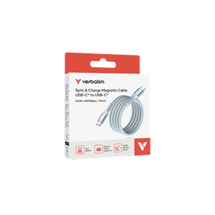 Verbatim 100W Magnetic Cable USB-C Blue Verbatim 100W Magnetic Cable USB-C Blue