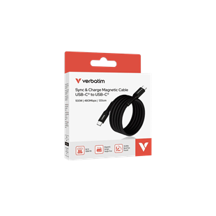 Verbatim 100W Magnetic Cable USB-C Black