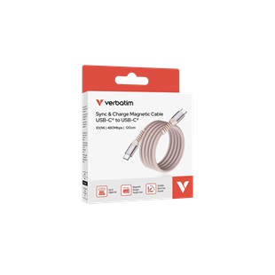Verbatim 100W Magnetic Cable USB-C Pink