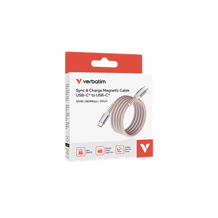 Verbatim 100W Magnetic Cable USB-C Pink Verbatim 100W Magnetic Cable USB-C Pink