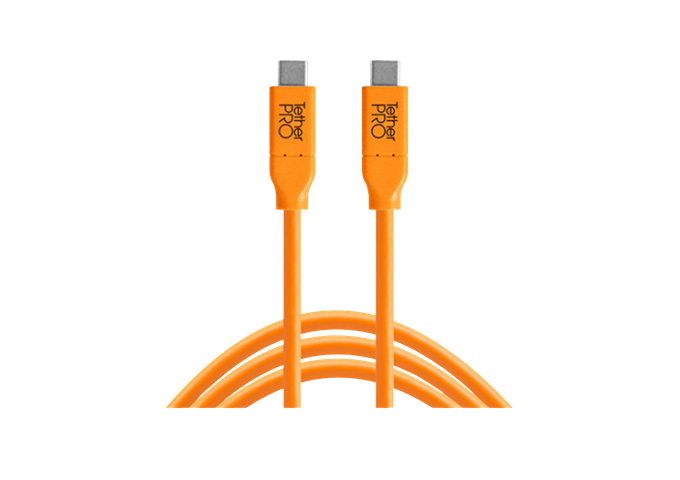 Tethertools TetherPro USB-C auf USB-C 4.6m Orange