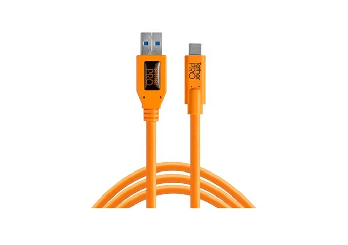 Tethertools TetherPro USB 3.0 / USB-C 4.6m Orange
