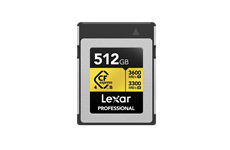 Lexar 3600MB/s CFexpress 4.0 B 512GB gold