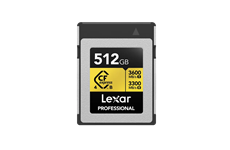 Lexar 3600MB/s CFexpress 4.0 B 512GB gold