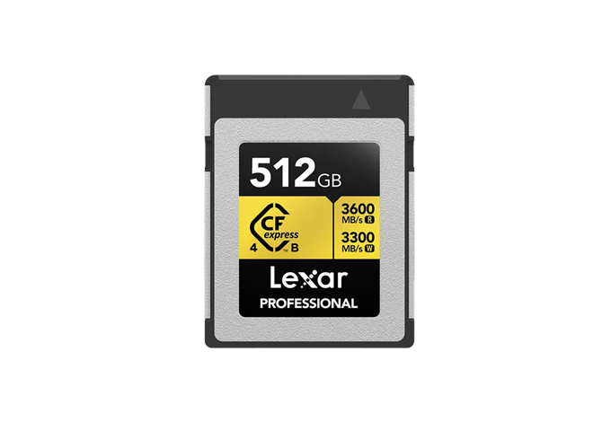 Lexar 3600MB/s CFexpress 4.0 B 512GB gold