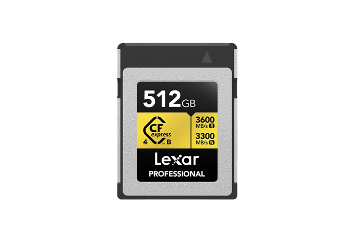 Lexar 3600MB/s CFexpress 4.0 B 512GB gold