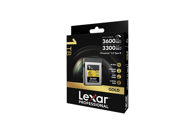 Lexar 3600MB/s CFexpress 4.0 B 1TB gold