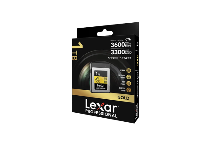 Lexar 3600MB/s CFexpress 4.0 B 1TB gold