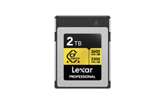 Lexar 3600MB/s CFexpress 4.0 B 2TB gold
