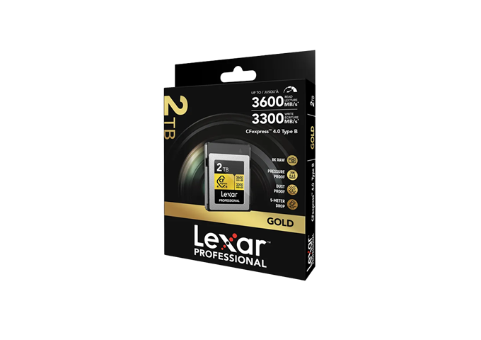 Lexar 3600MB/s CFexpress 4.0 B 2TB gold
