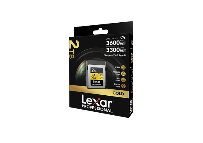 Lexar 3600MB/s CFexpress 4.0 B 2TB gold