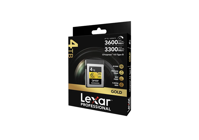 Lexar 3600MB/s CFexpress 4.0 B 4TB gold