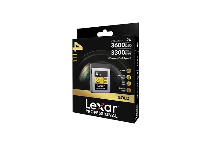 Lexar 3600MB/s CFexpress 4.0 B 4TB gold