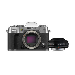 Fujifilm X-T50 Silber + XF 27mm F2.8 R WR Kit