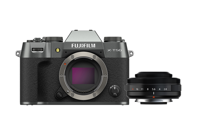 Fujifilm X-T50 Charcoal + XF 27mm F2.8 R WR Kit