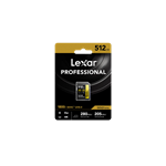Lexar 1800x UHS-II SDXC 512GB Gold