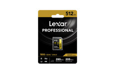 Lexar 1800x UHS-II SDXC 512GB Gold