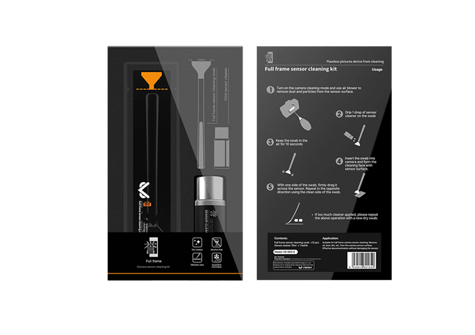 VSGO VS-S03E Full Frame Sensor Cleaning Swab with Fluid