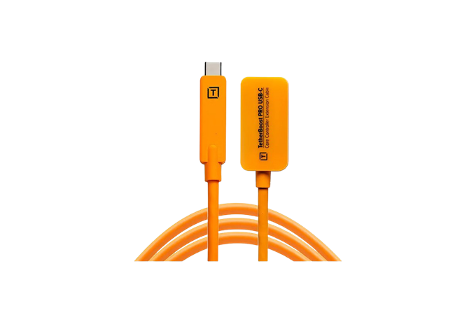 Tethertools TetherBoost Pro USB-C Ext Cable orange