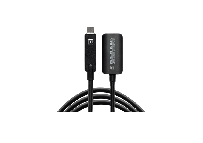 Tethertools TetherBoost Pro USB-C Ext Cable schwarz