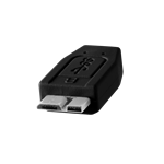 Tethertools TetherPro USB-C to 3.0 Micro-B 4.6m schwarz
