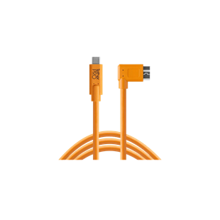 Tethertools TetherPro USB-C to 3.0 Micro-B RT 4.6m orange
