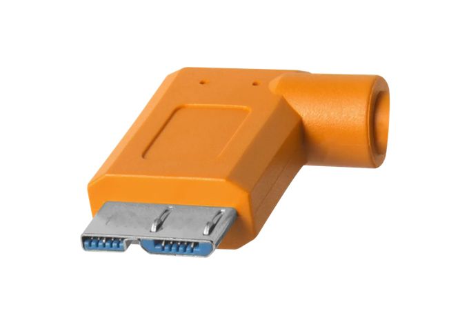 Tethertools TetherPro USB-C to 3.0 Micro-B RT 4.6m orange