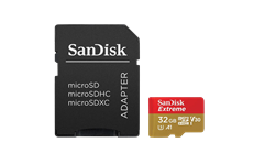 SanDisk Extreme 100MB/s microSDHC 32GB (schwarz)