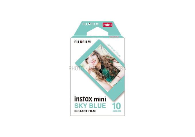 Fujifilm Instax Mini 10 Blatt Blue Frame
