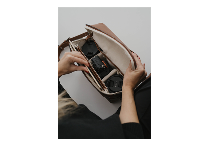 LOULEX Organizer brown