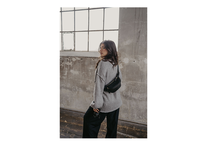 LOULEX Mini Fanny Pack black