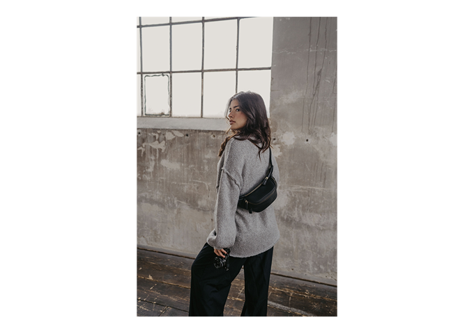 LOULEX Mini Fanny Pack black