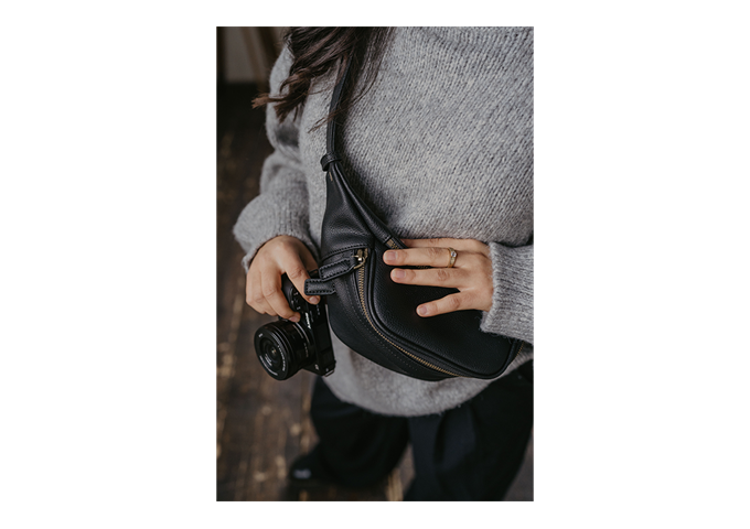 LOULEX Mini Fanny Pack black