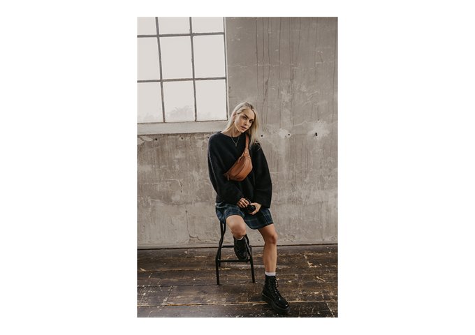 LOULEX Mini Fanny Pack brown