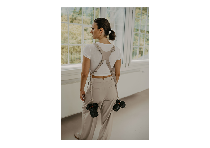 LOULEX Double Strap beige
