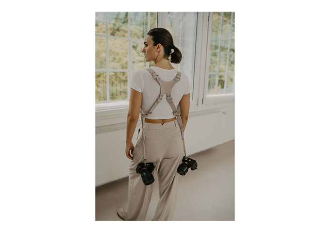 LOULEX Double Strap beige