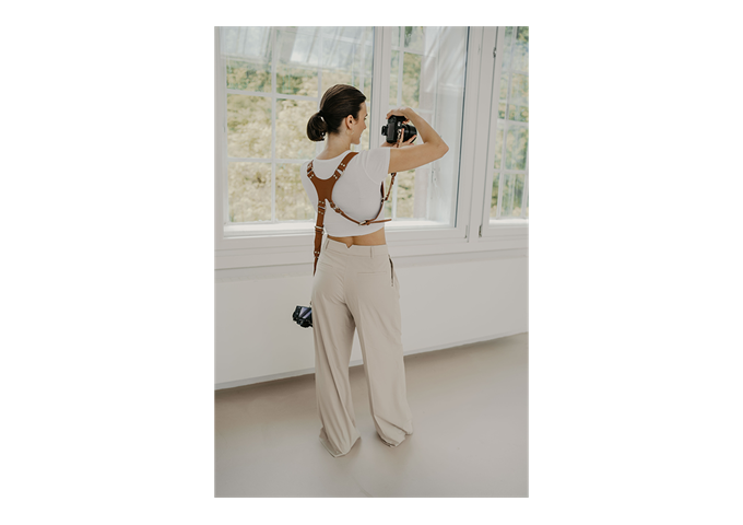 LOULEX Double Strap brown