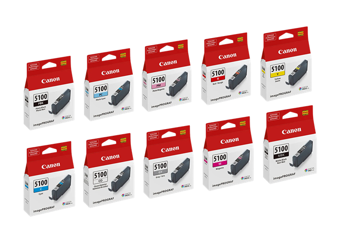 Canon PFI-5100 Patronenset