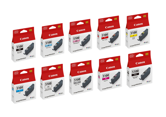 Canon PFI-5100 Patronenset